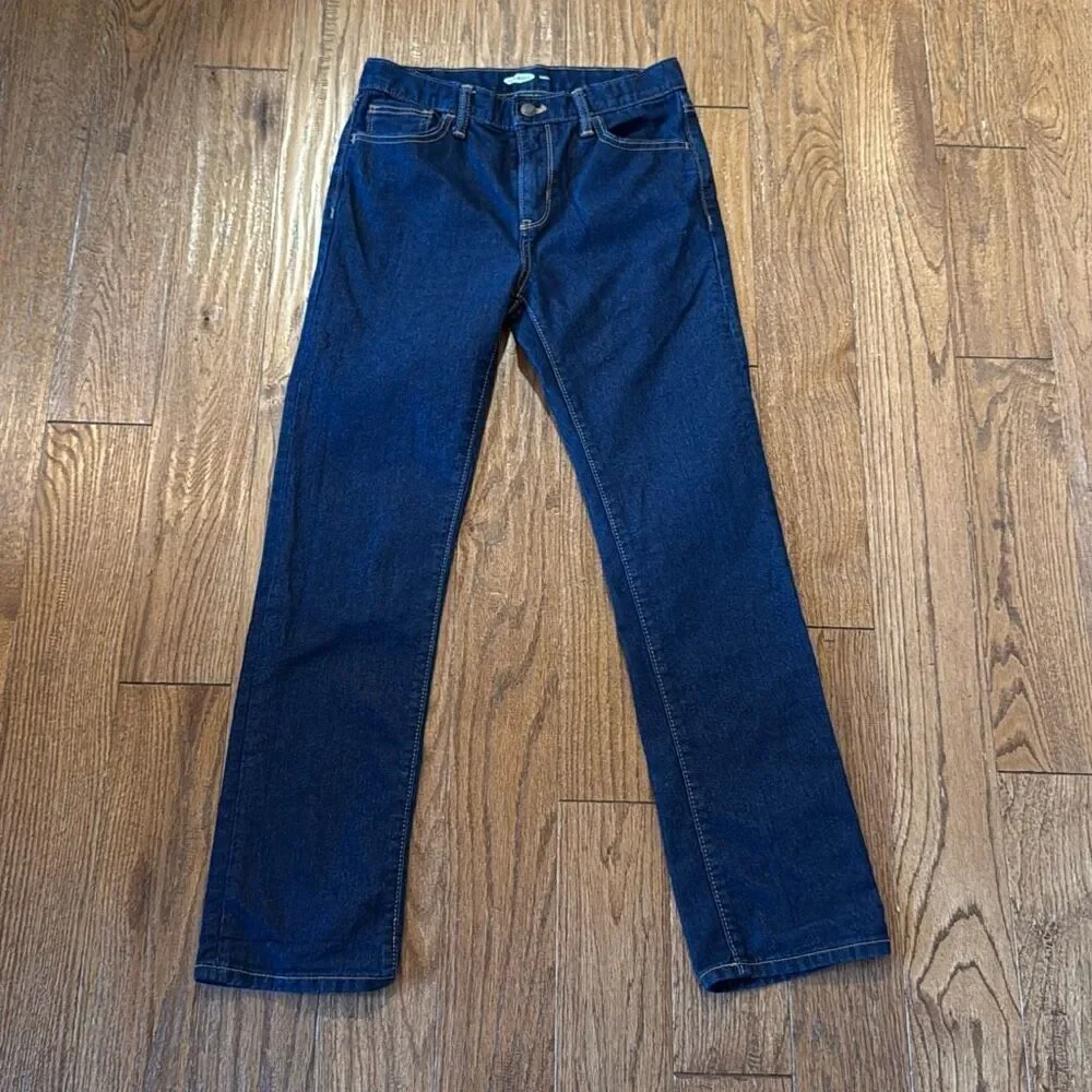 Old Navy boys skinny jeans dark wash size 14
